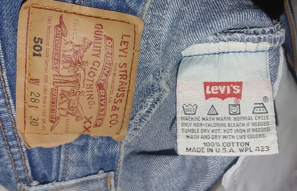 Vintage 90's Levis 501 jeans - Picture 8 of 12